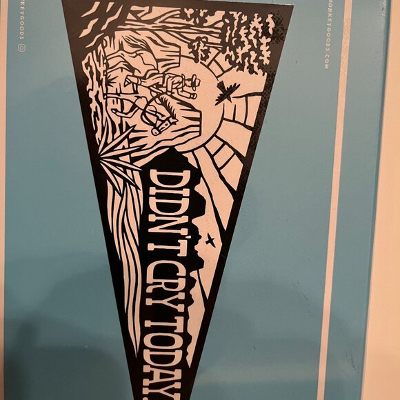 Snarky Velvet Pennant Coloring Kit with 5 Hangable Pennants and 8 Markers (new)x - Picture 2 of 12